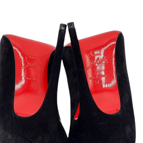 Christian Louboutin Victorina 100 Flame Pumps Black 36 - Picture 11 of 16
